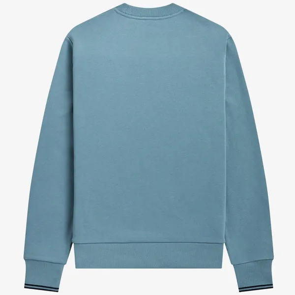 Fred Perry Crew Neck Sweatshirt - Ash Blue