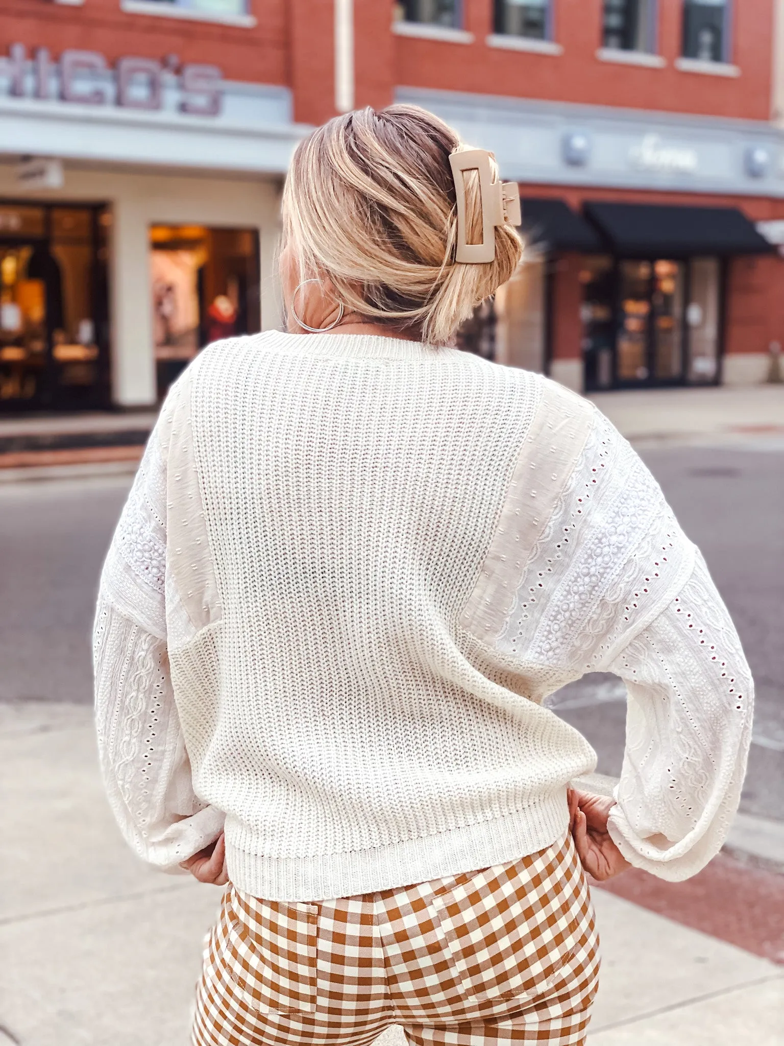 Giving Fall Textured Sweater