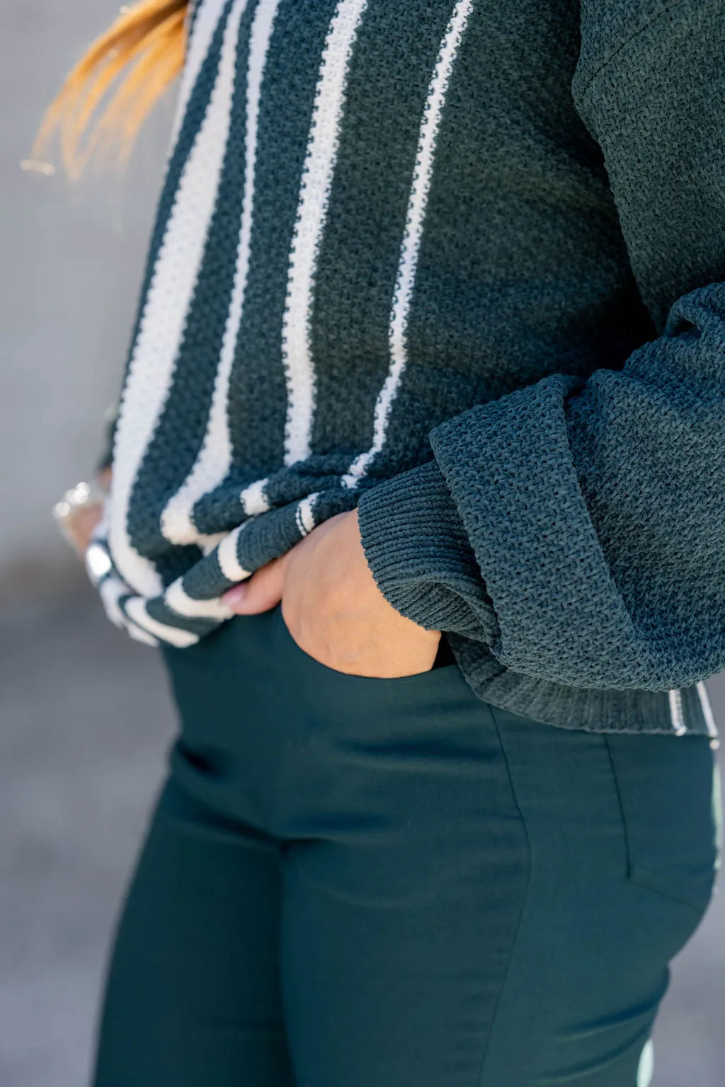 Gradient Striped Sweater