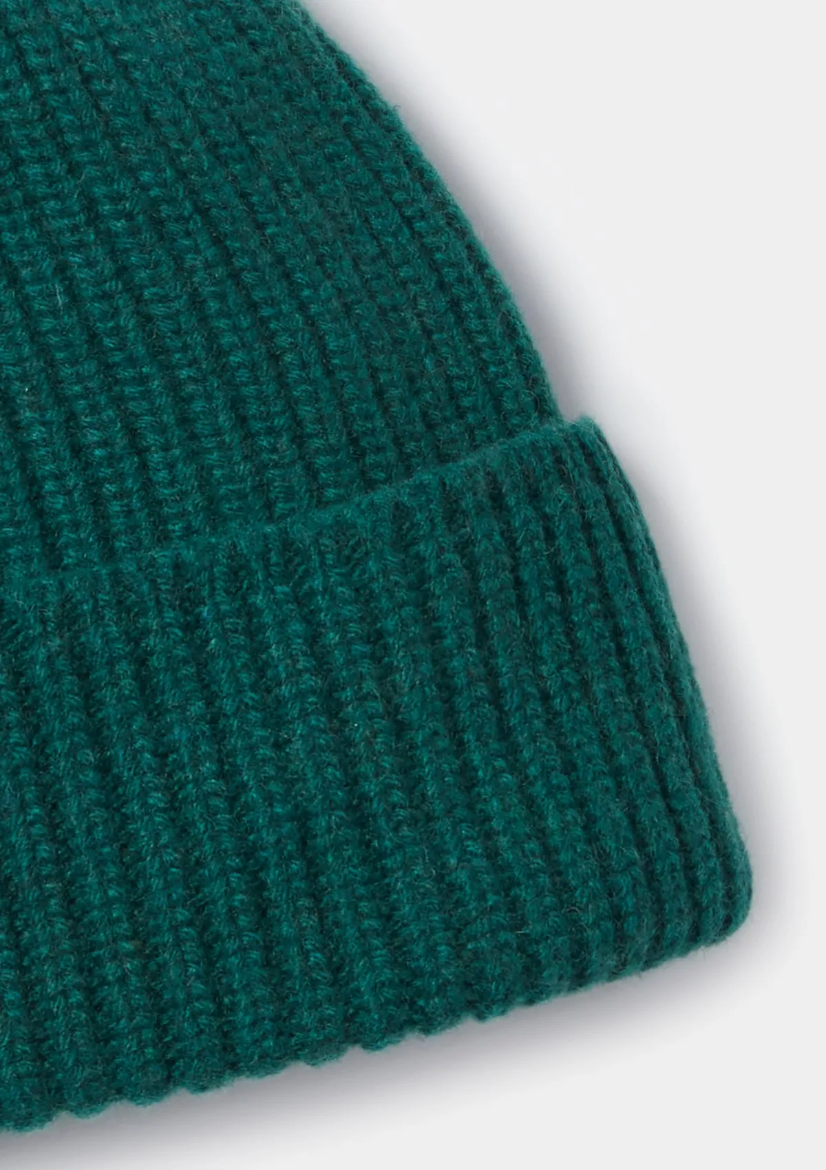 Green Cashmere Beanie