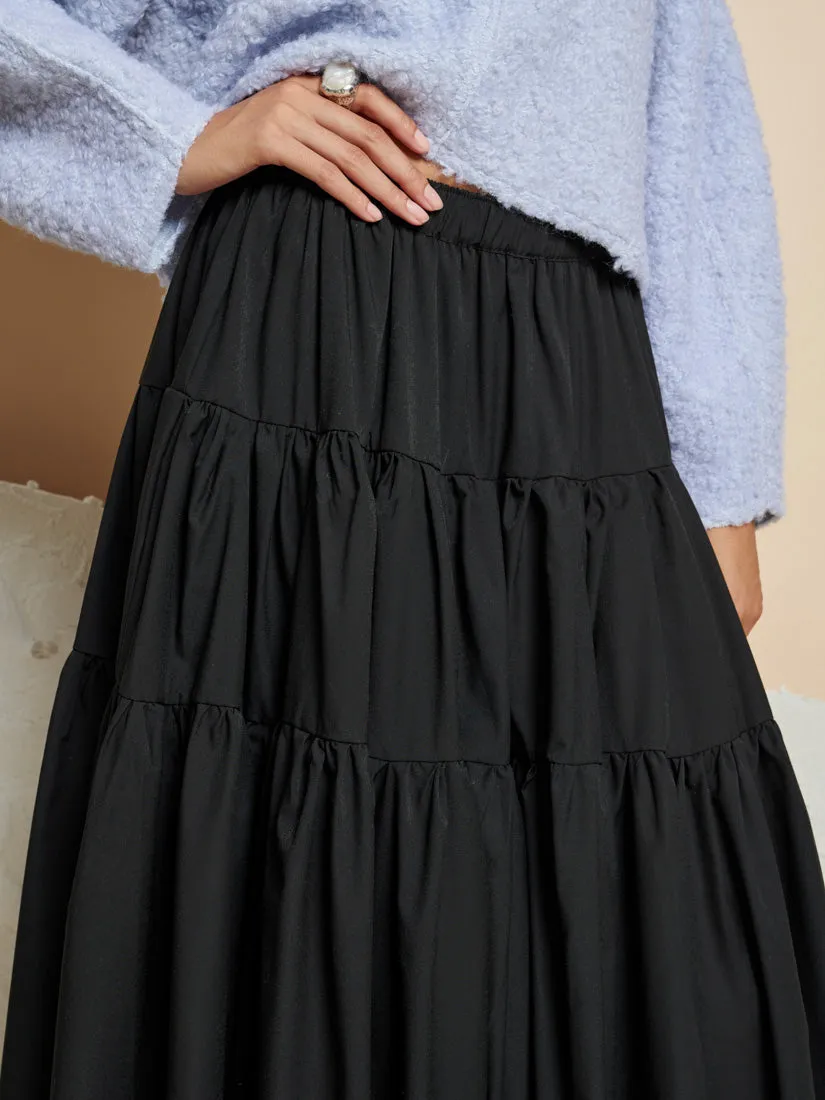 Harriet Tiered Midi Skirt