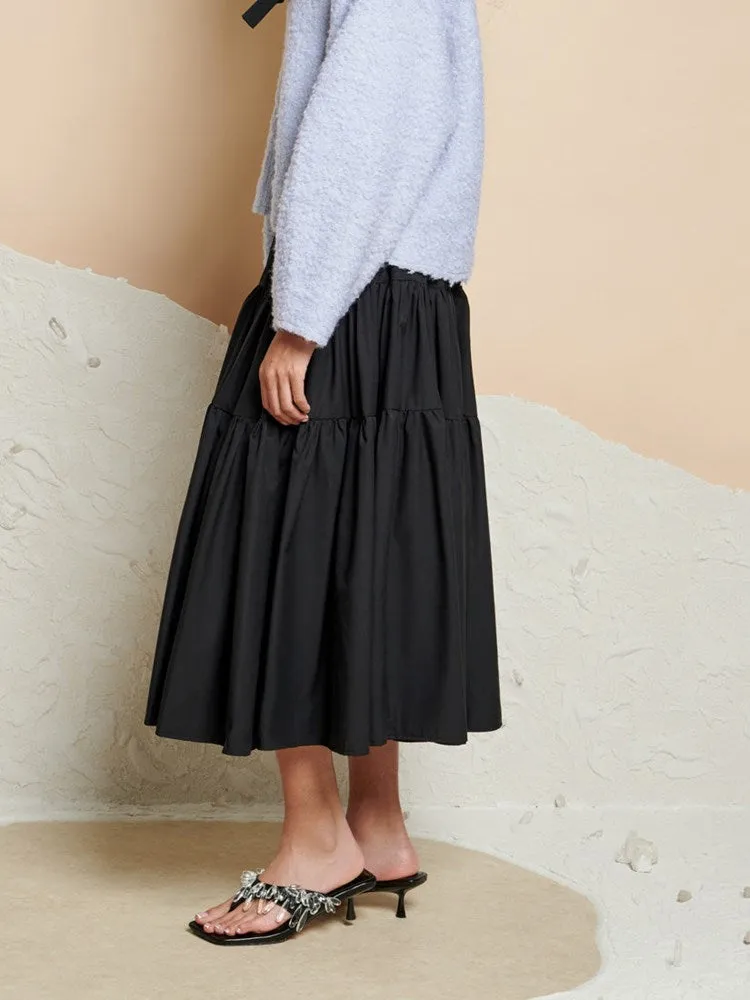 Harriet Tiered Midi Skirt