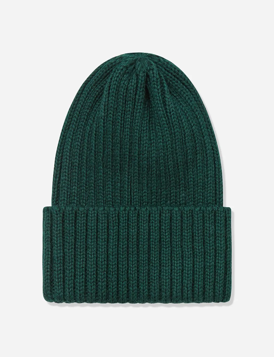 Highland 2000 Ribbed Beanie Hat - Forest Green