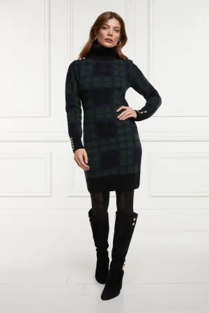 Holland Cooper Heritage Jumper Dress in Blackwatch