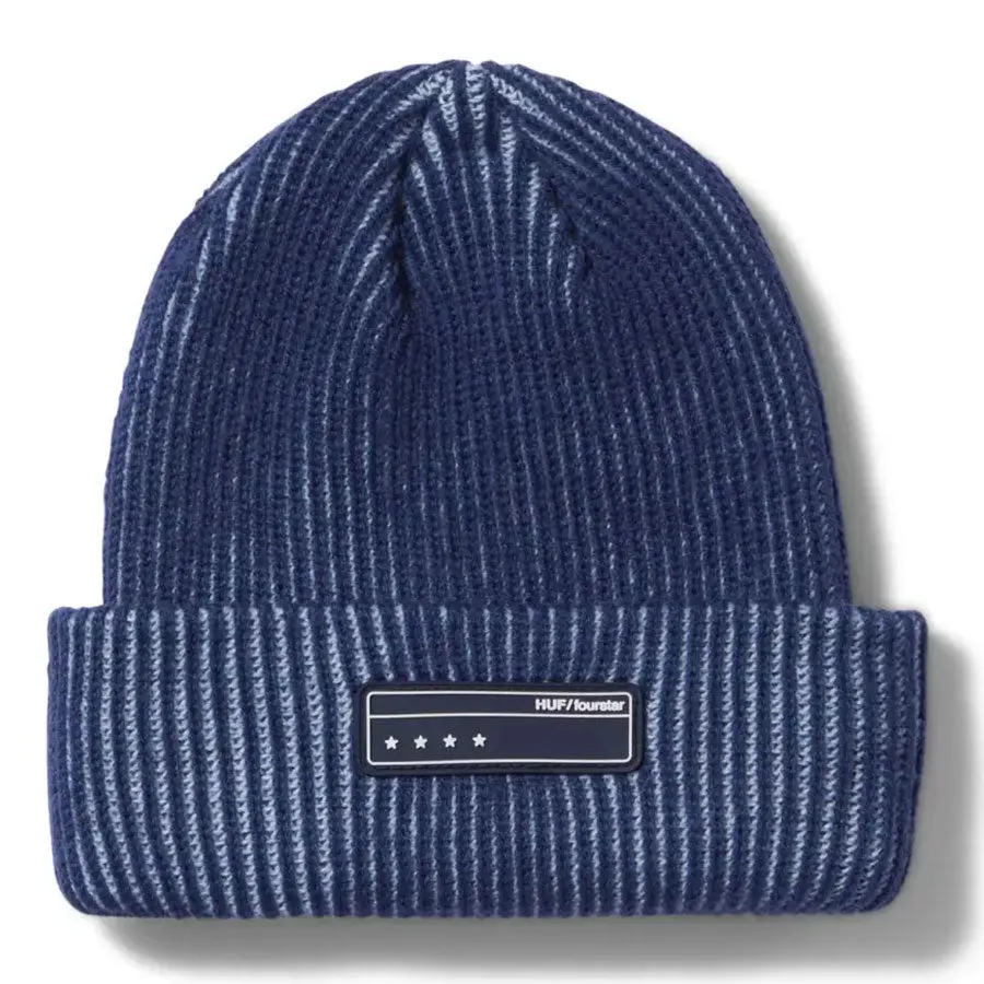 HUF x Fourstar Shadow Rib Beanie Light Blue