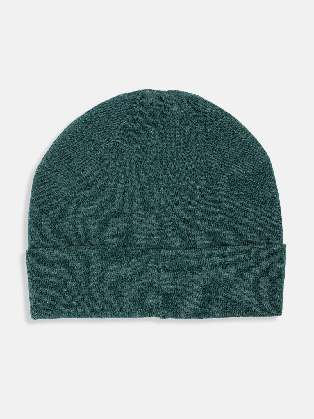 Iconic Women Green Solid Cap