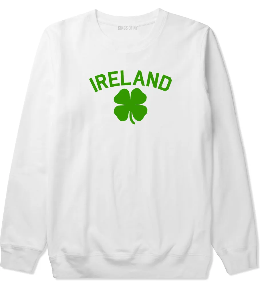 Ireland Shamrock St Paddys Day Mens Crewneck Sweatshirt