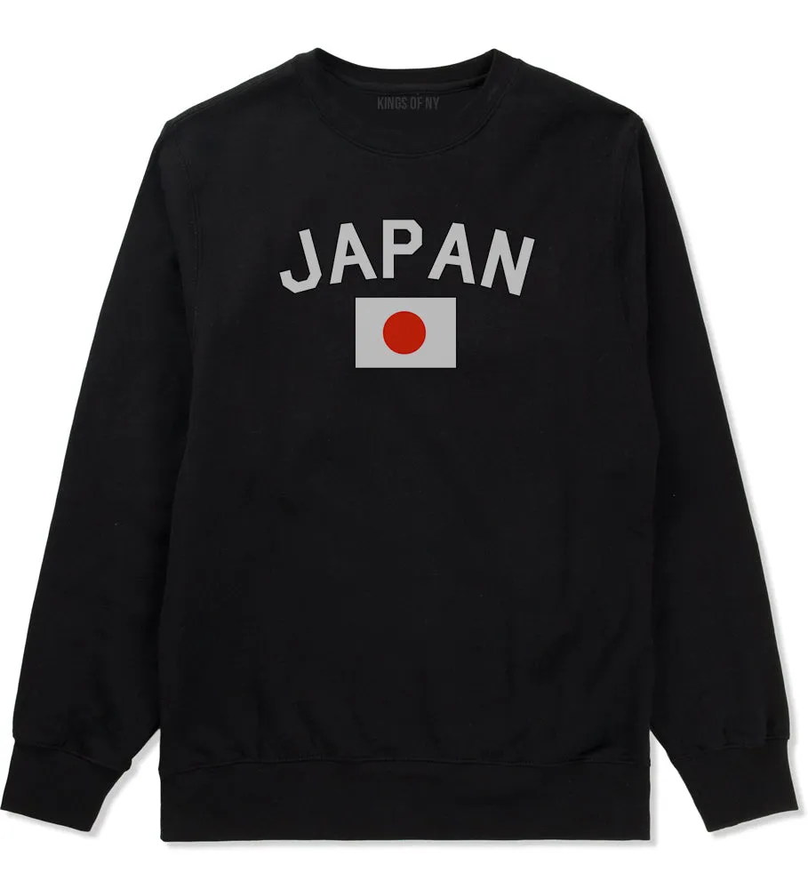 Japan With Japanese Flag Mens Crewneck Sweatshirt