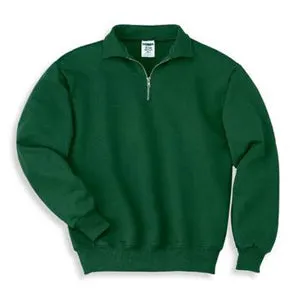 JERZEES SUPER SWEATS - 1/4 Zip Sweatshirt with Cadet Collar.  4528M