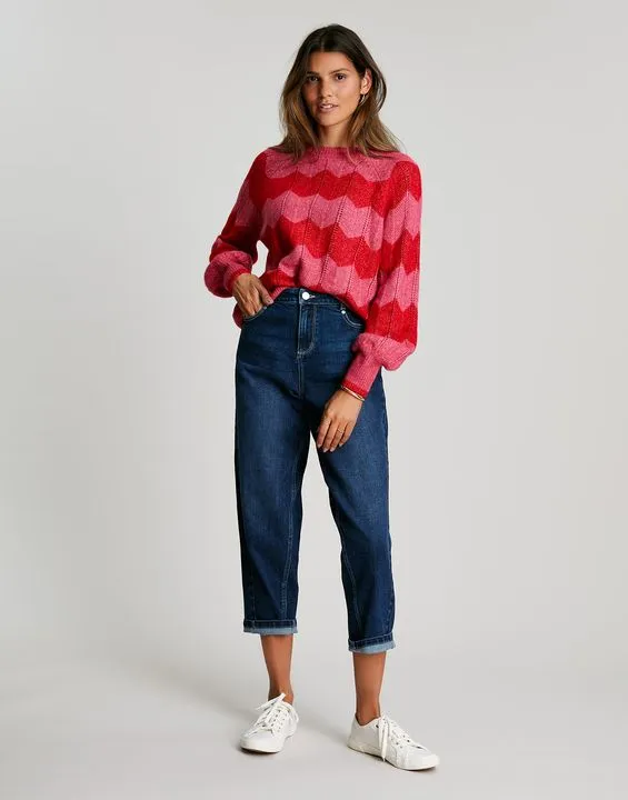 Joules Rianna Zig Zag Jumper