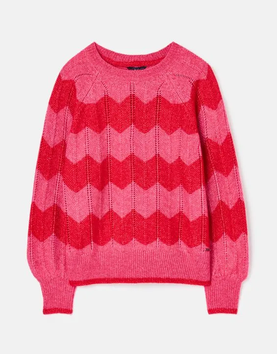 Joules Rianna Zig Zag Jumper