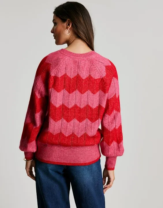 Joules Rianna Zig Zag Jumper