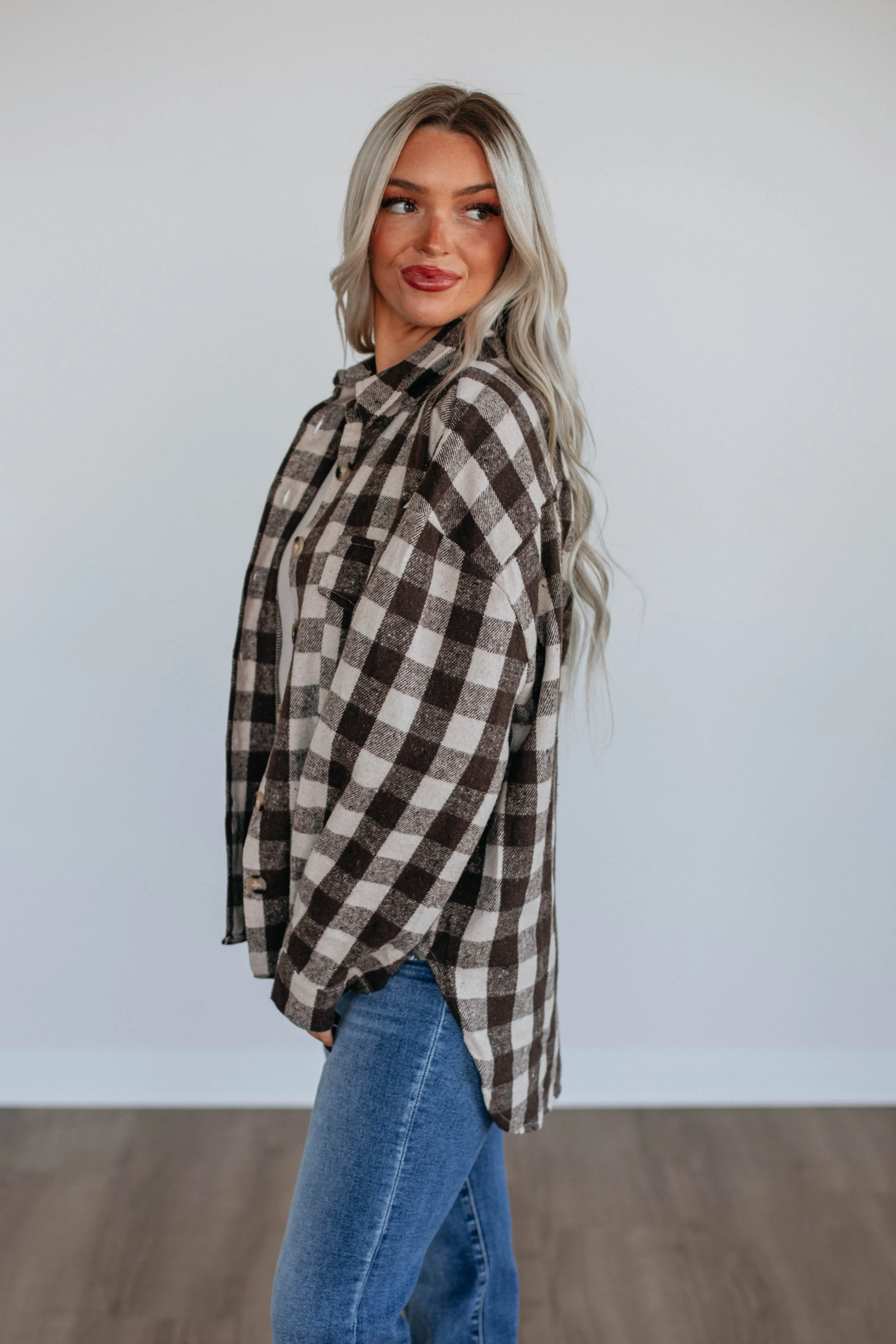 Jovanna Plaid Shacket