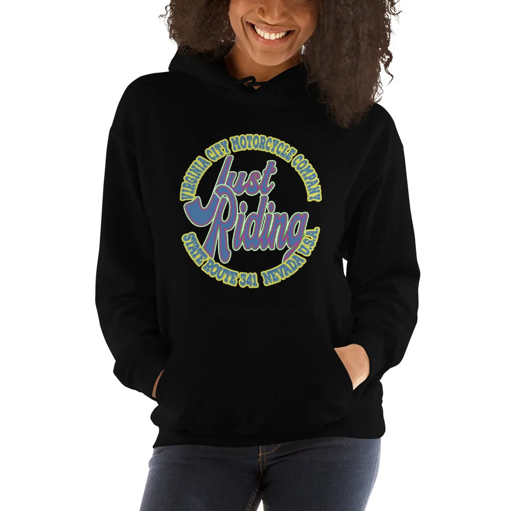 Just Riding - Ladies Dirt Bike Hoodie