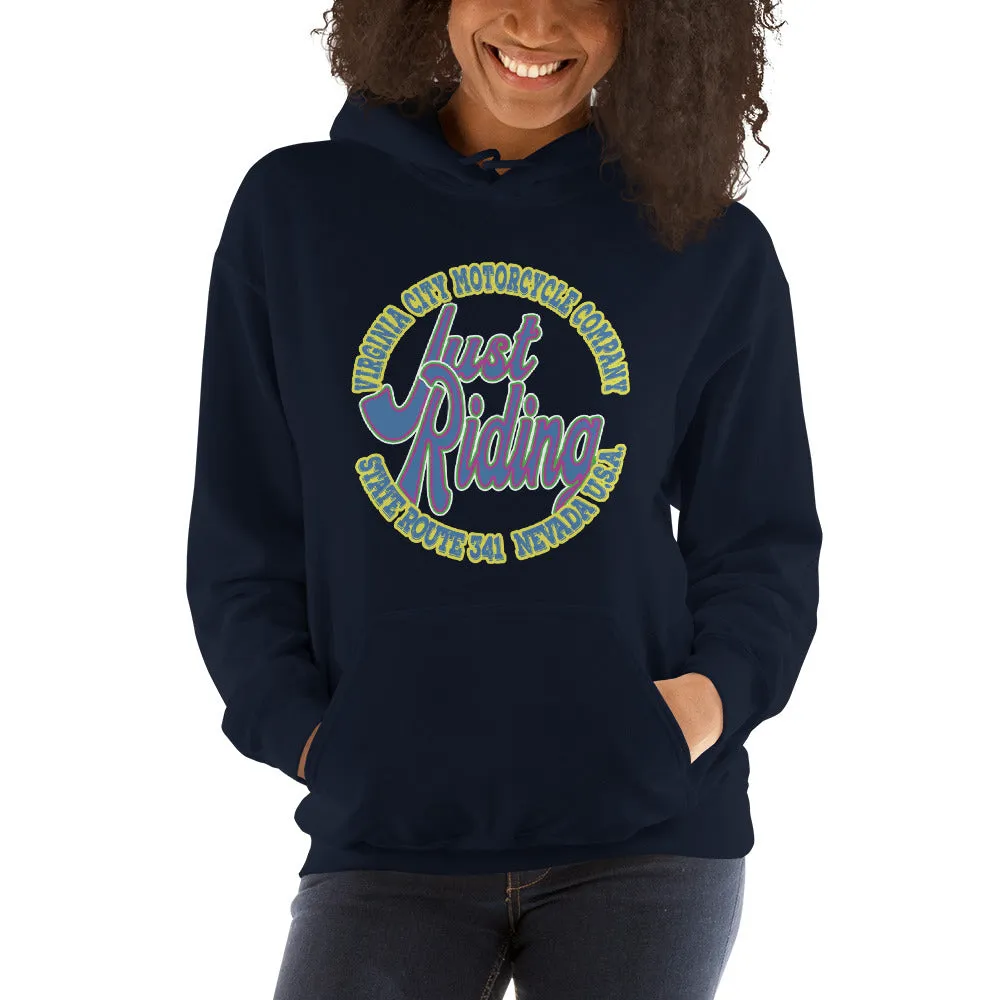 Just Riding - Ladies Dirt Bike Hoodie