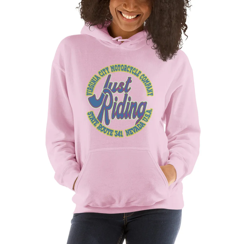 Just Riding - Ladies Dirt Bike Hoodie