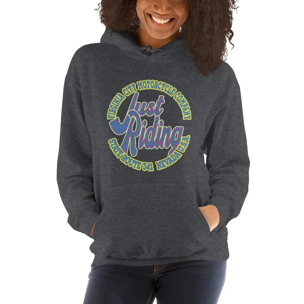 Just Riding - Ladies Dirt Bike Hoodie