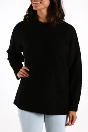 Kayla Knit Jumper Black