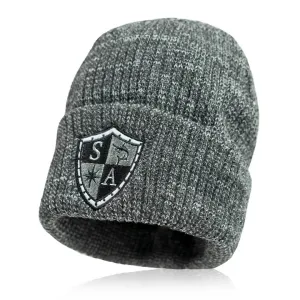 Kids SA Beanie | Wool | Mixed Grey