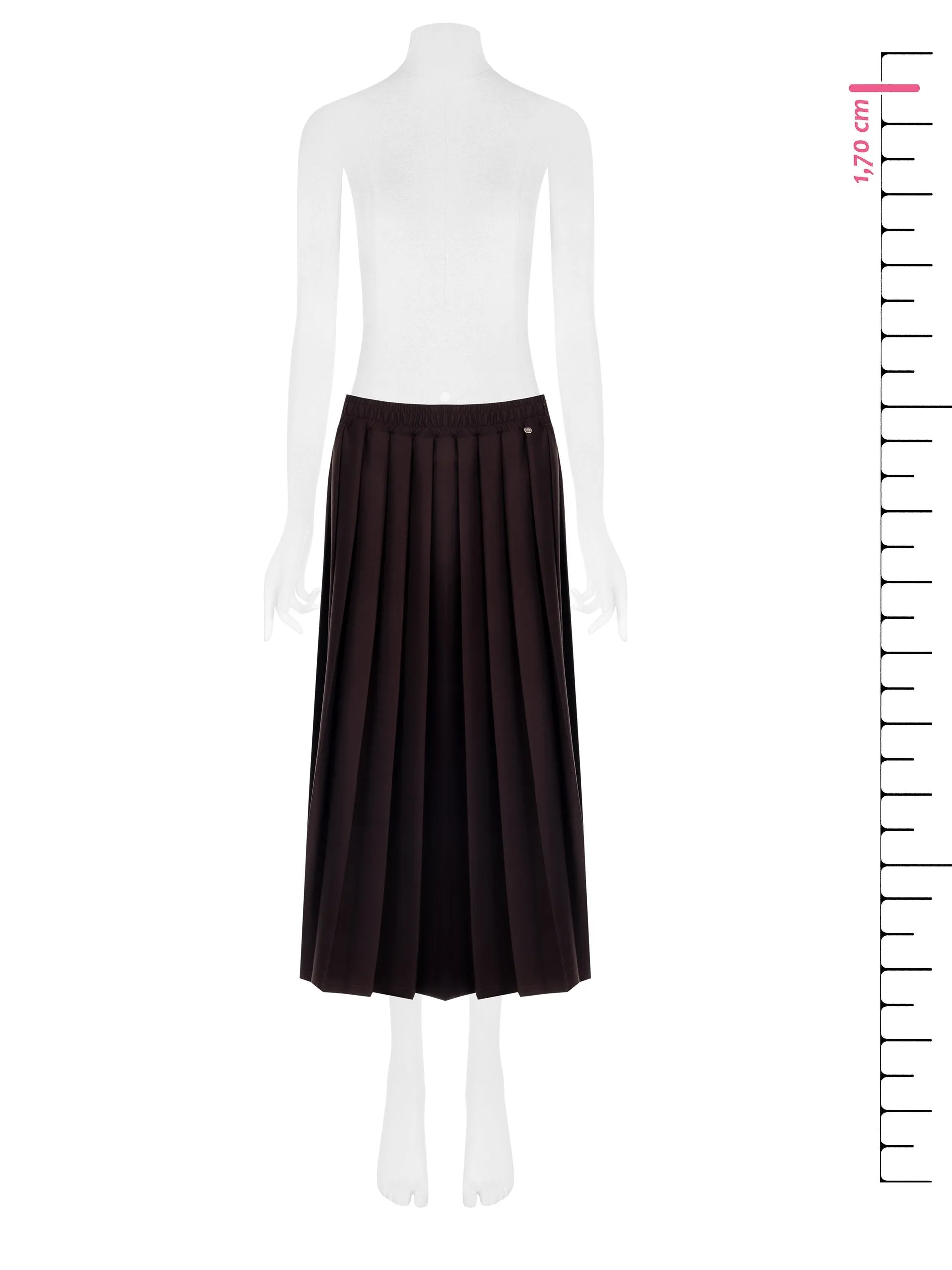 Long Pleated Skirt