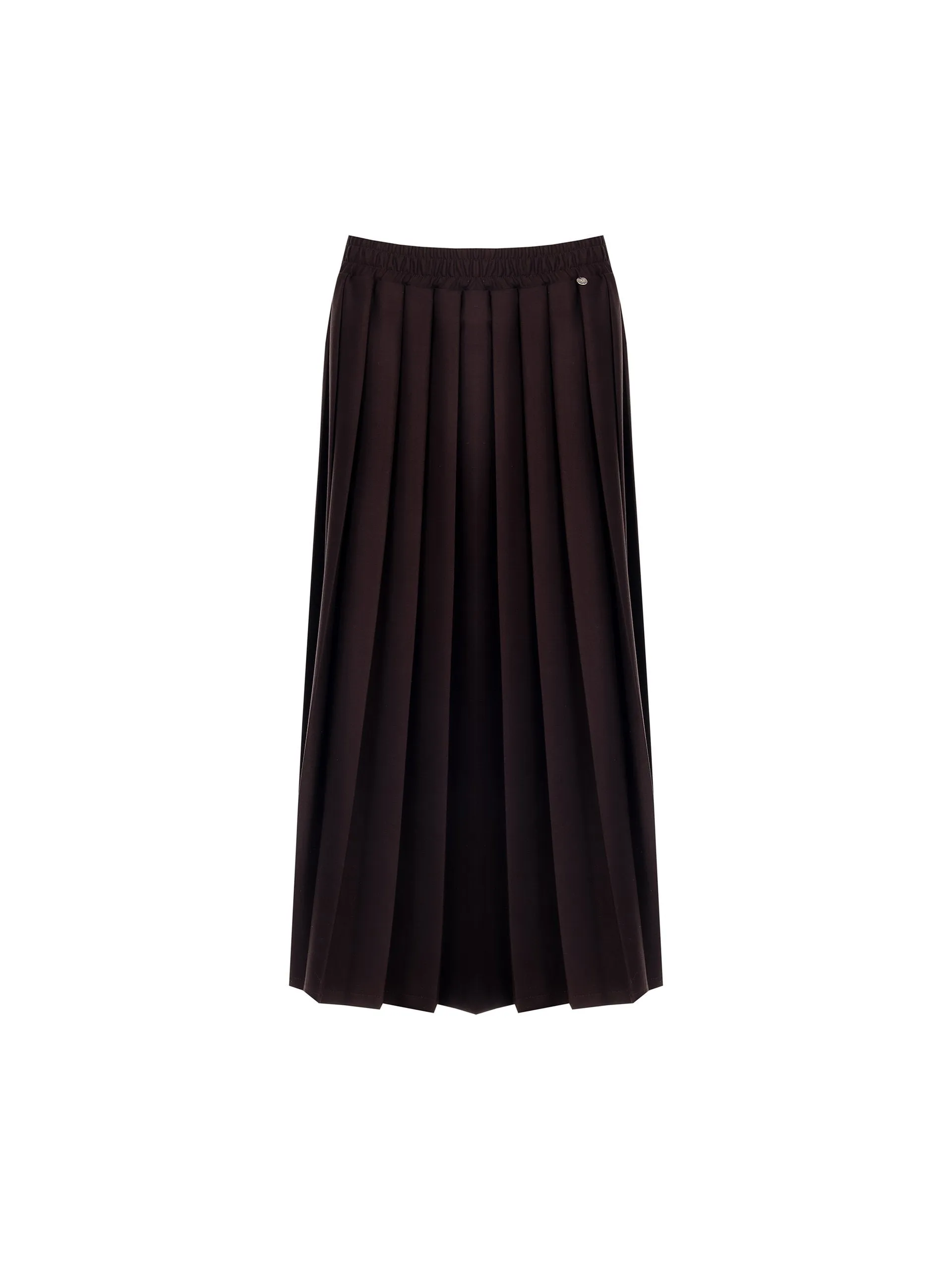 Long Pleated Skirt