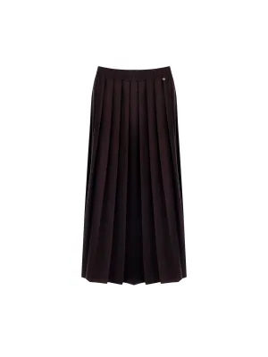 Long Pleated Skirt