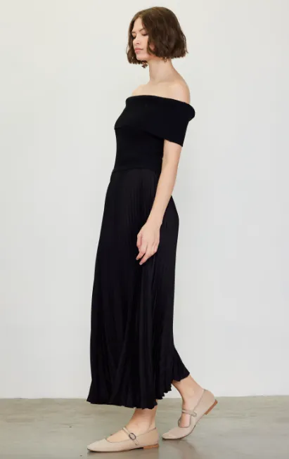 Lucia Off Shoulder Rib Dress