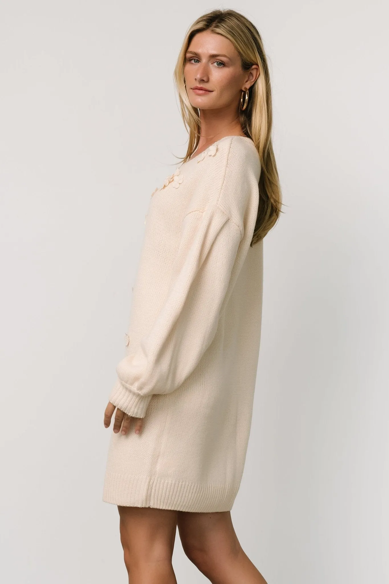 Margaux Sweater Dress | Cream