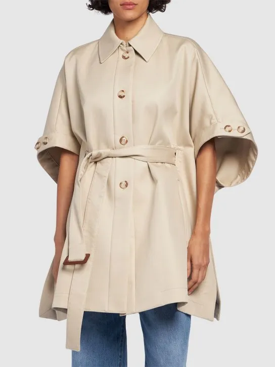 Max Mara   Agape cotton cape 