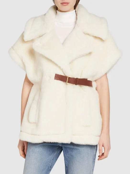 Max Mara   New Abavo1 teddy cape 