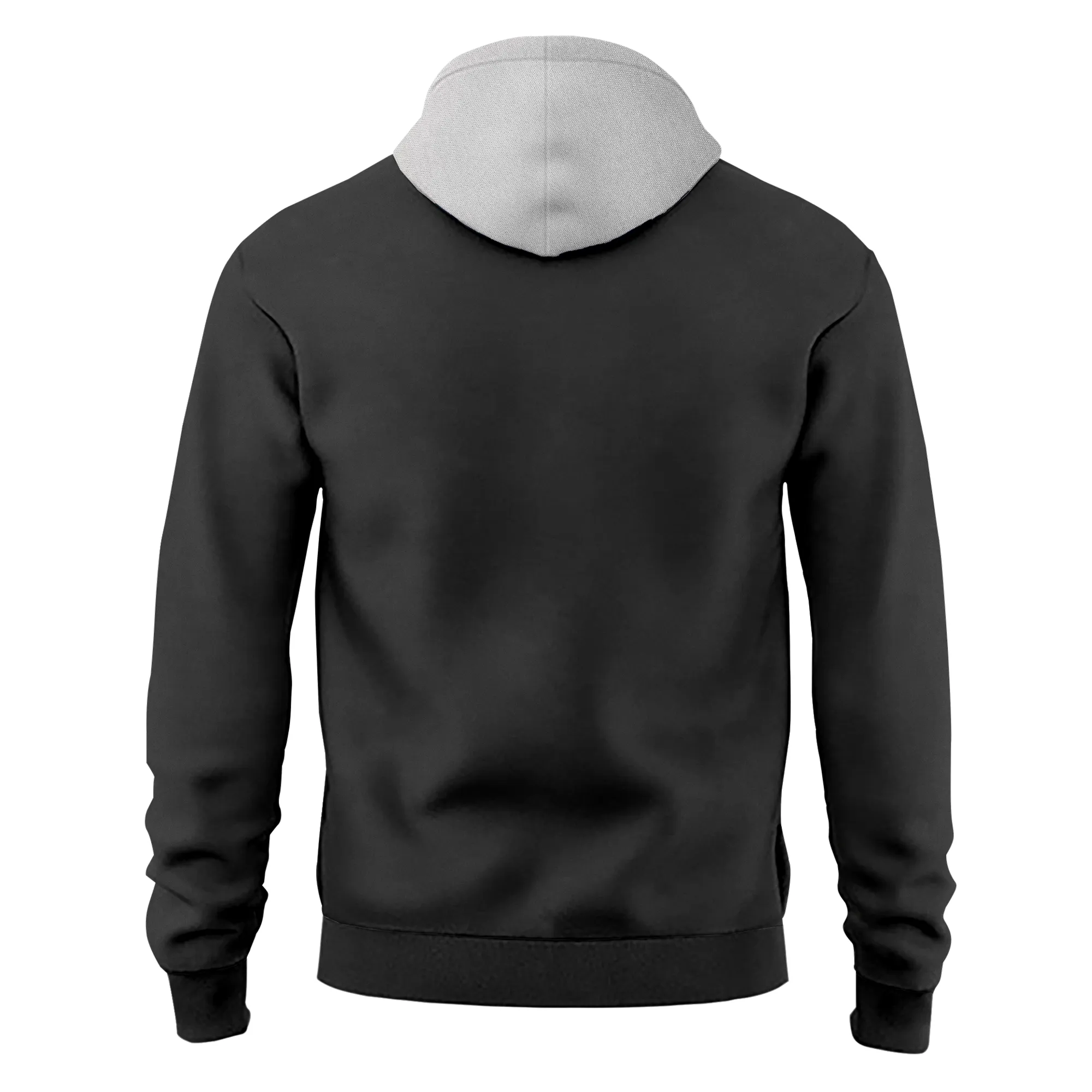 Men's Black Zip up Fleece Hoodie