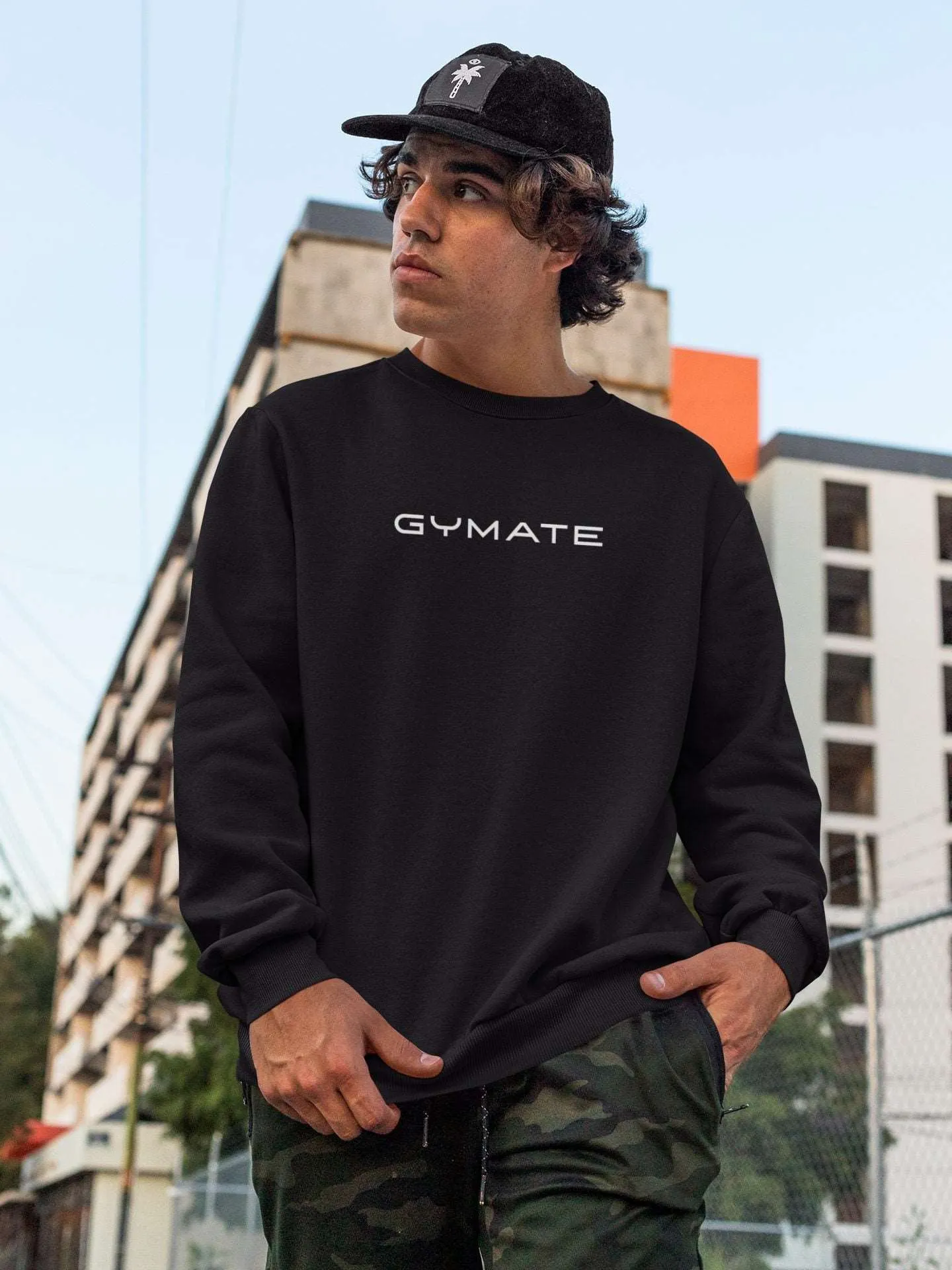 Mens Sweatshirts Original Gymate Logo [large/ctr]