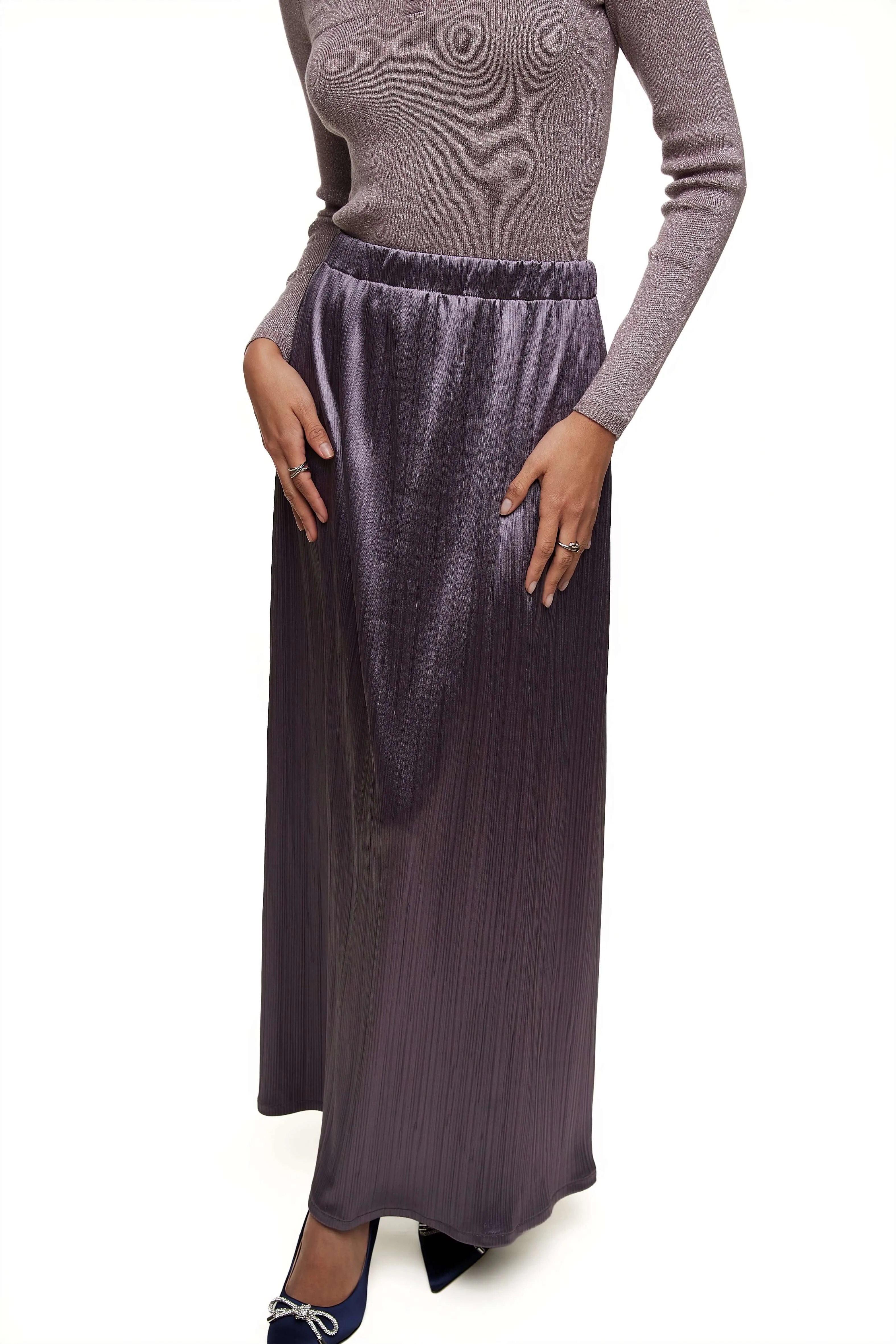 MICRO-PLEATED SKIRT