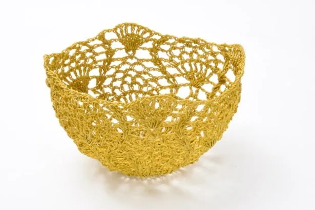 Moonbasket Small Peacock Lace Basket