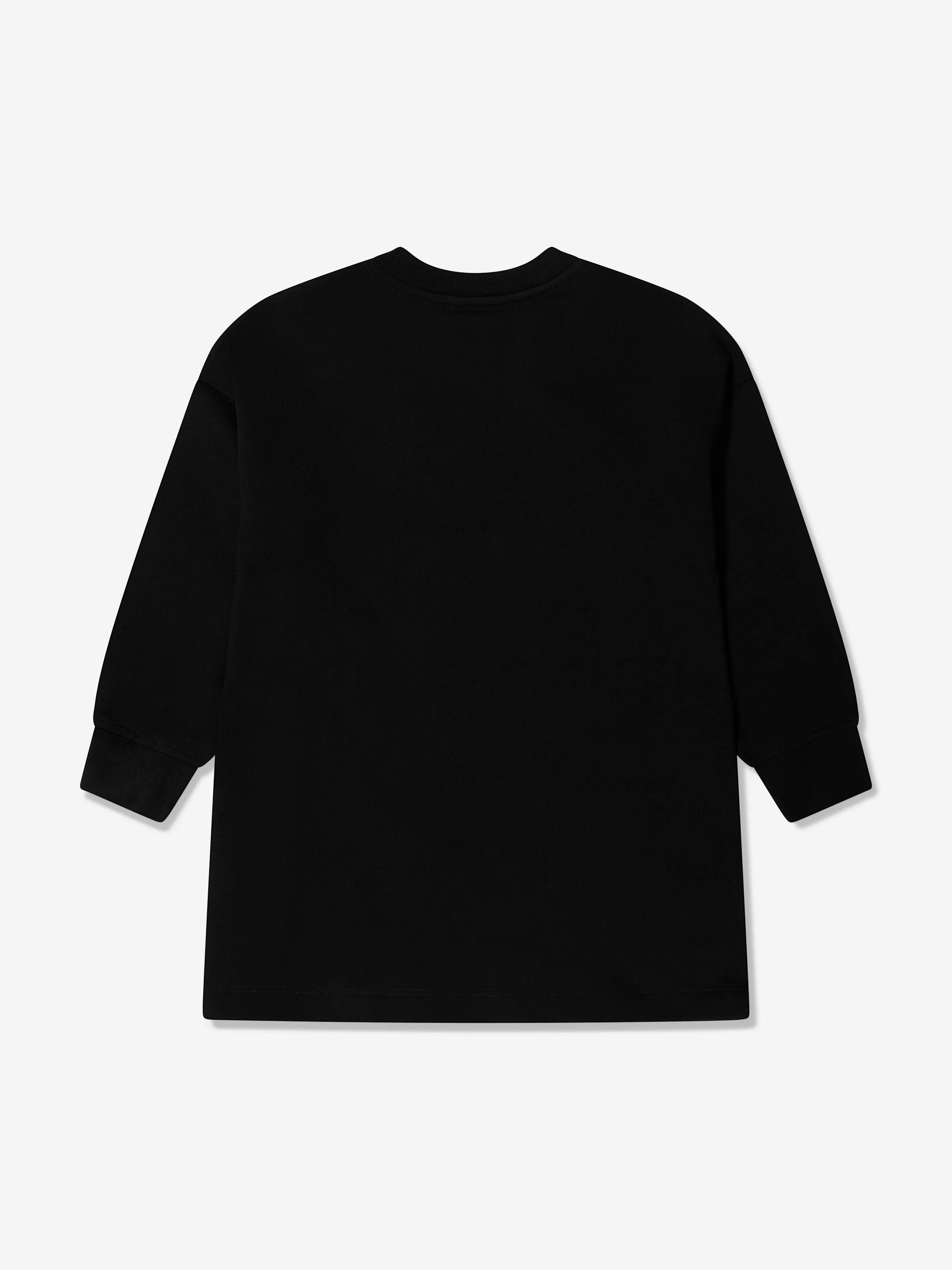 MSGM Girls Logo Sweater Dress in Black