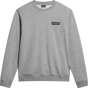 Napapijri Men&#x27;s Iaato Sweatshirt Medium Grey Melange | Buy Napapijri Men&#x27;s Iaato Sweatshirt Medium Grey Melange here | Outnorth