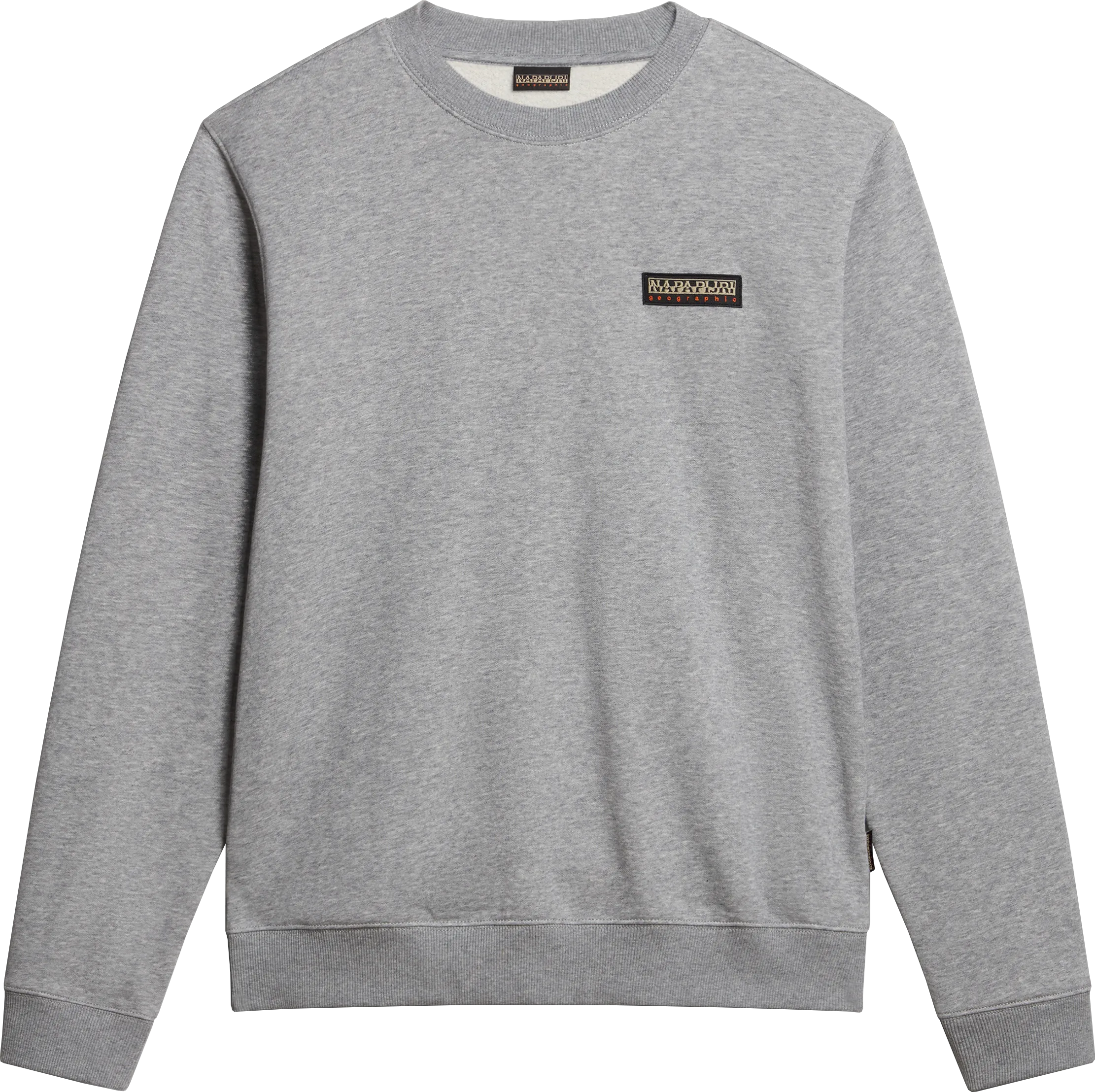 Napapijri Men&#x27;s Iaato Sweatshirt Medium Grey Melange | Buy Napapijri Men&#x27;s Iaato Sweatshirt Medium Grey Melange here | Outnorth