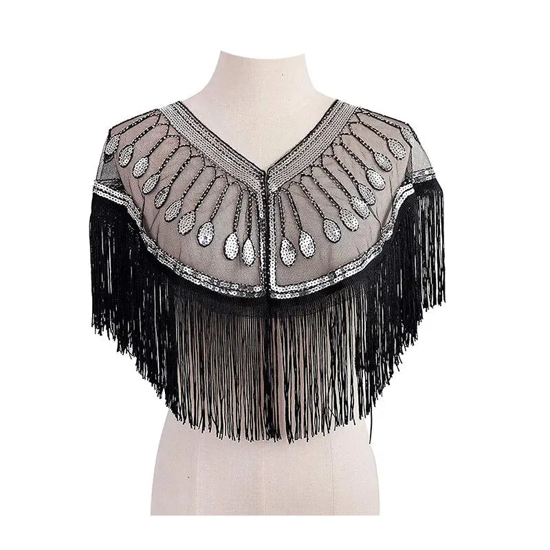 Nefer- the Egyptian Revival 1920s Inspired Sequined Caplet 5 Colors