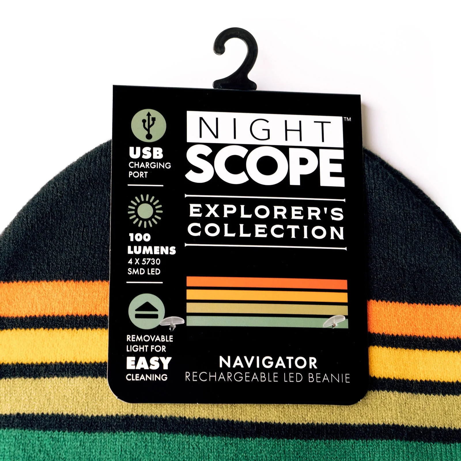 Night Scope Rechargeable LED Beanies - Explorer Collection