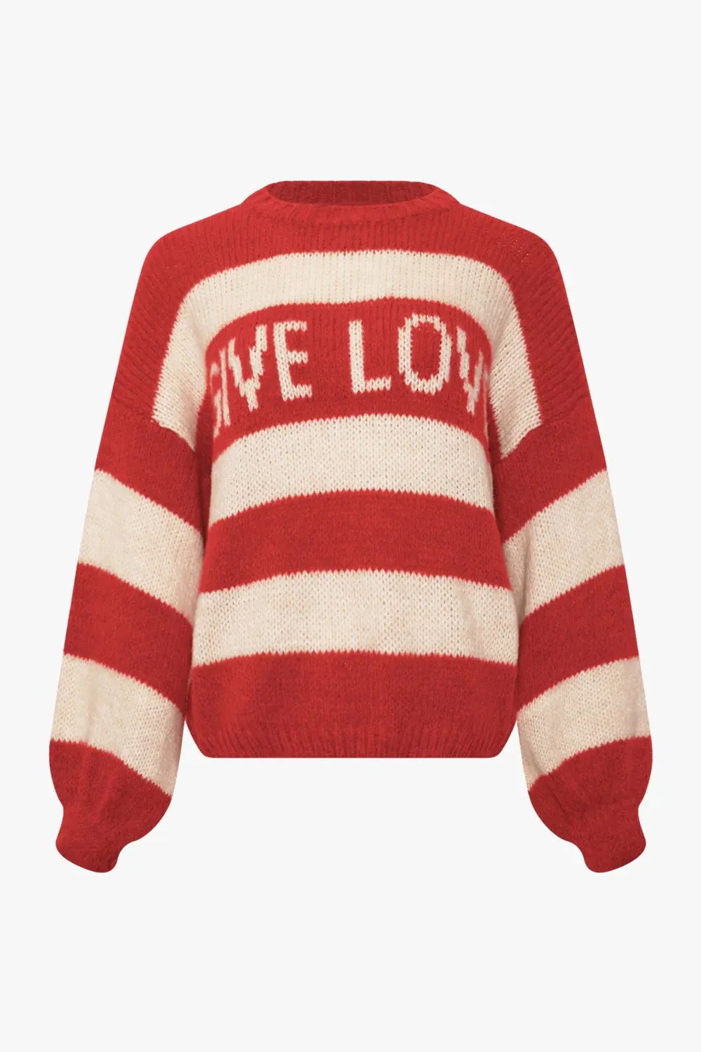 NOELLA Red Stripe Jumper