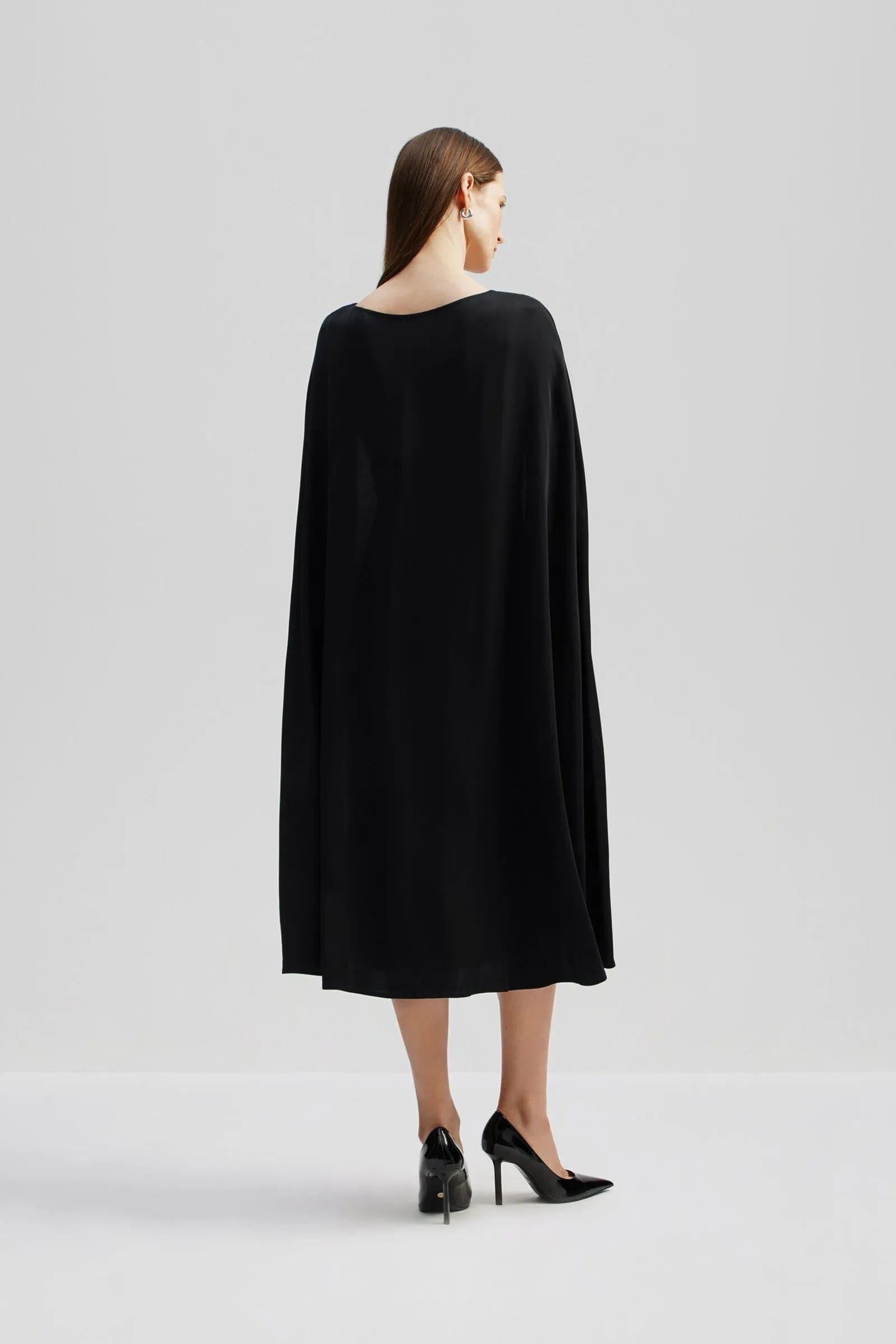 Norah Cape Midi Dress