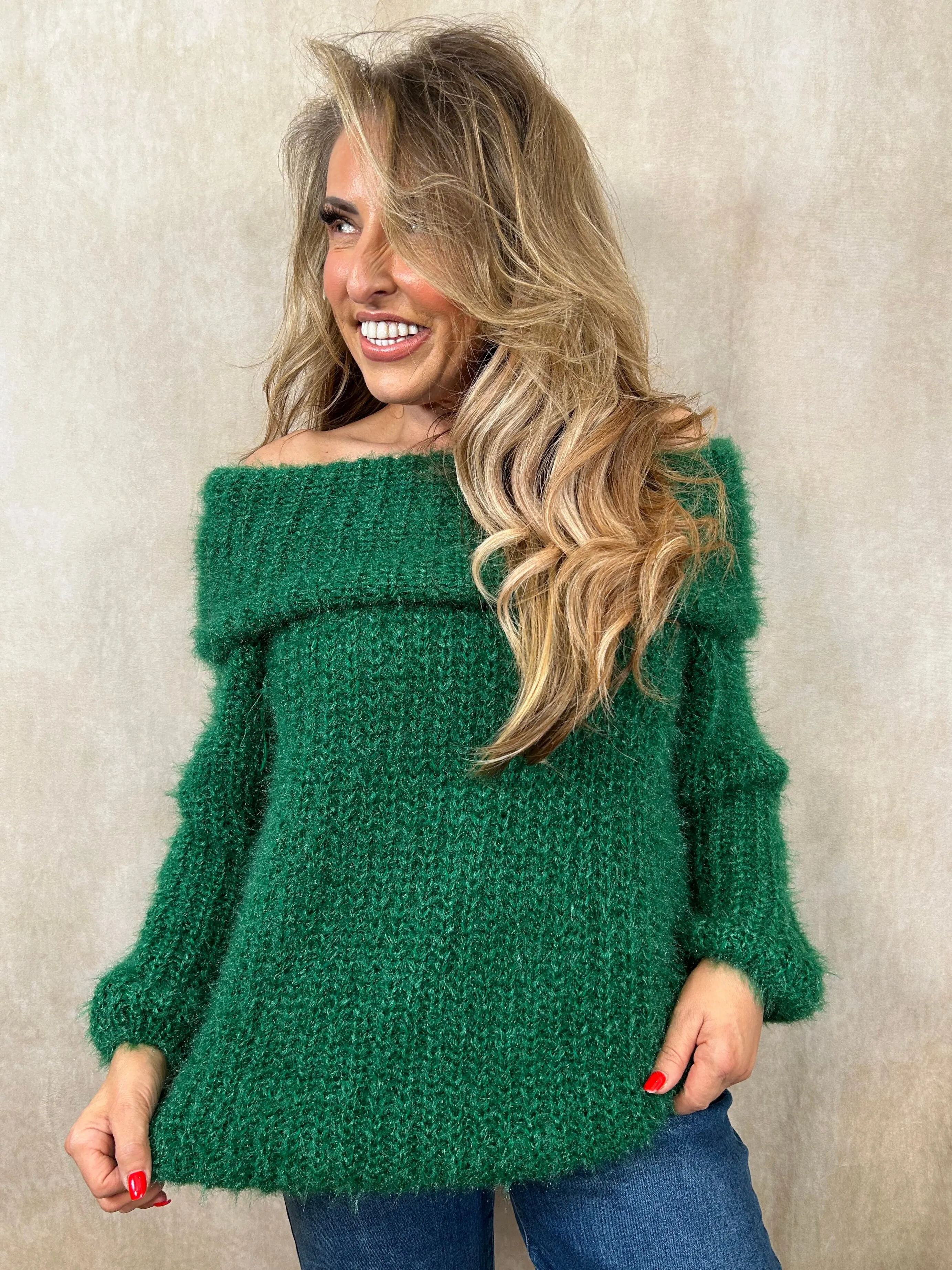 Olivia Off the Shoulder Jumper