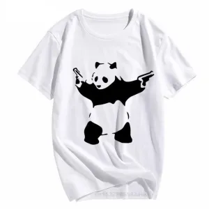 Panda with Pistols T Shirt