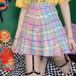 Pastel Pleated Skirt SD00476