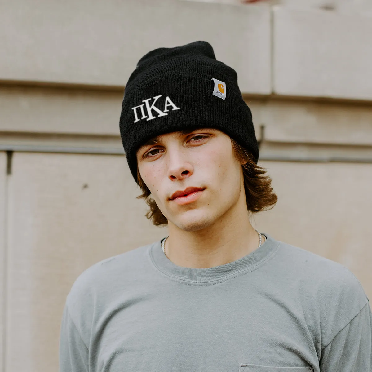 Phi Delt Black Carhartt Beanie