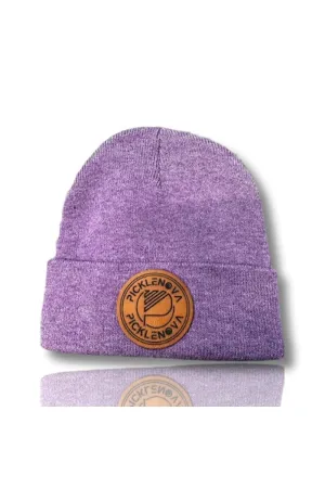 PickleNova Beanie - Heather Purple