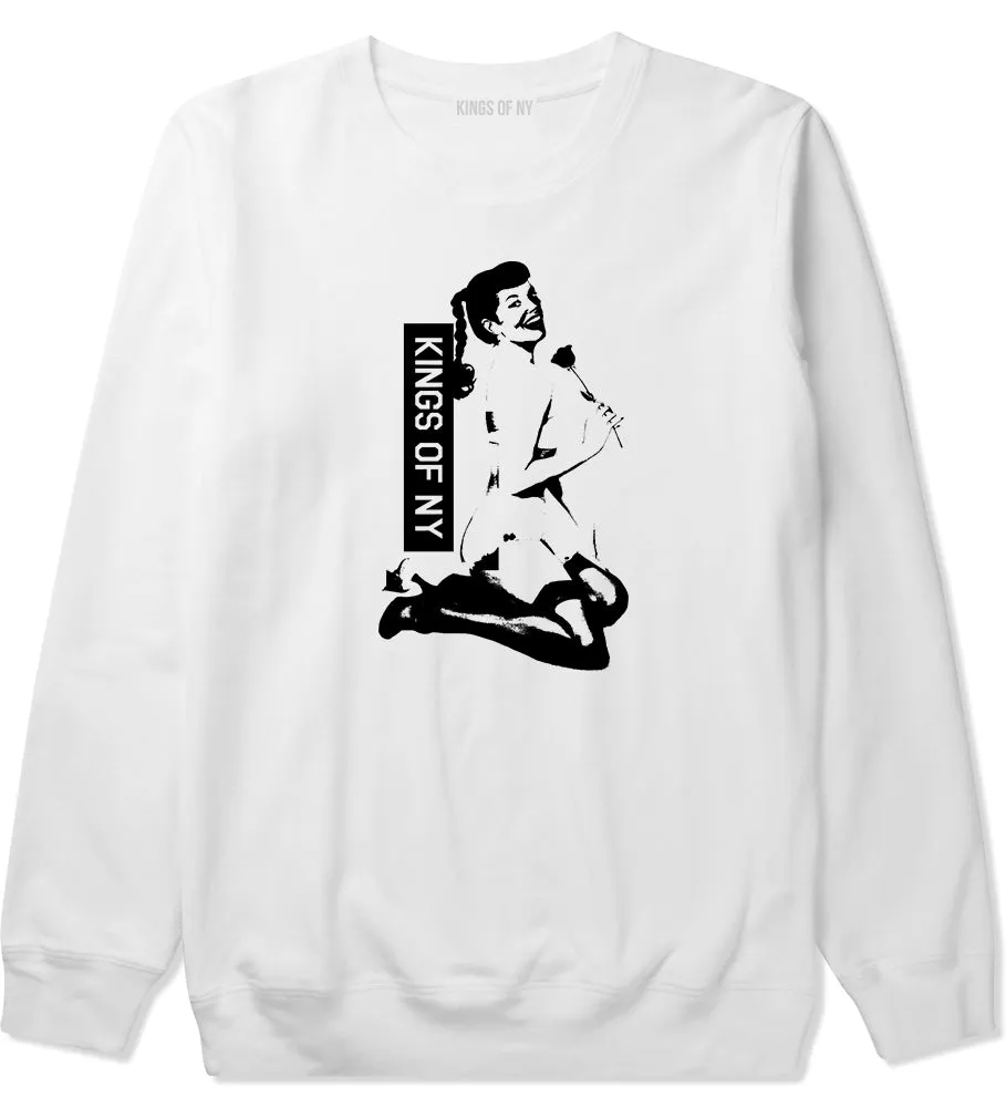 Pinup Girl Rose Crewneck Sweatshirt