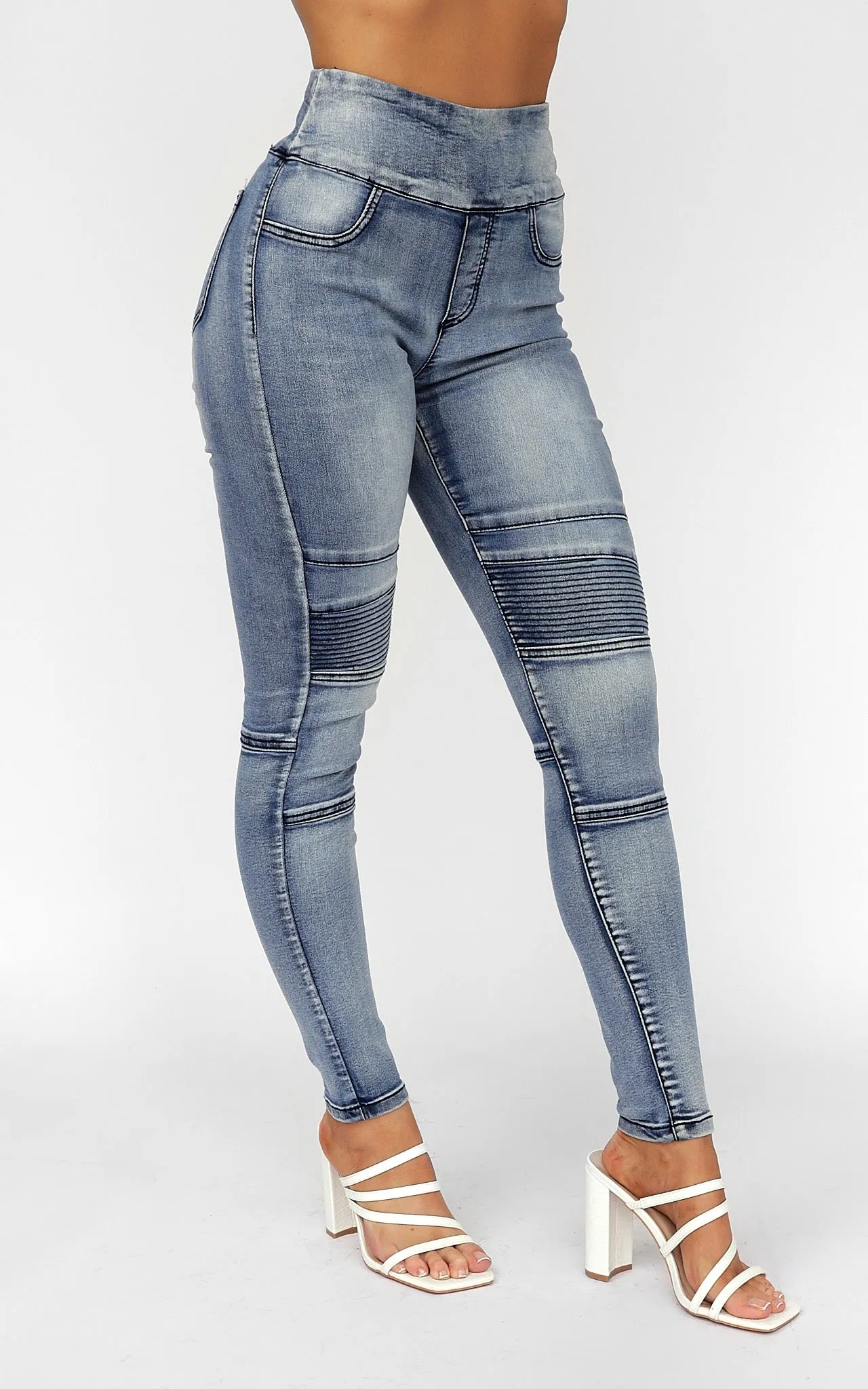 Pirilisa Jeggings - Vintage Blue