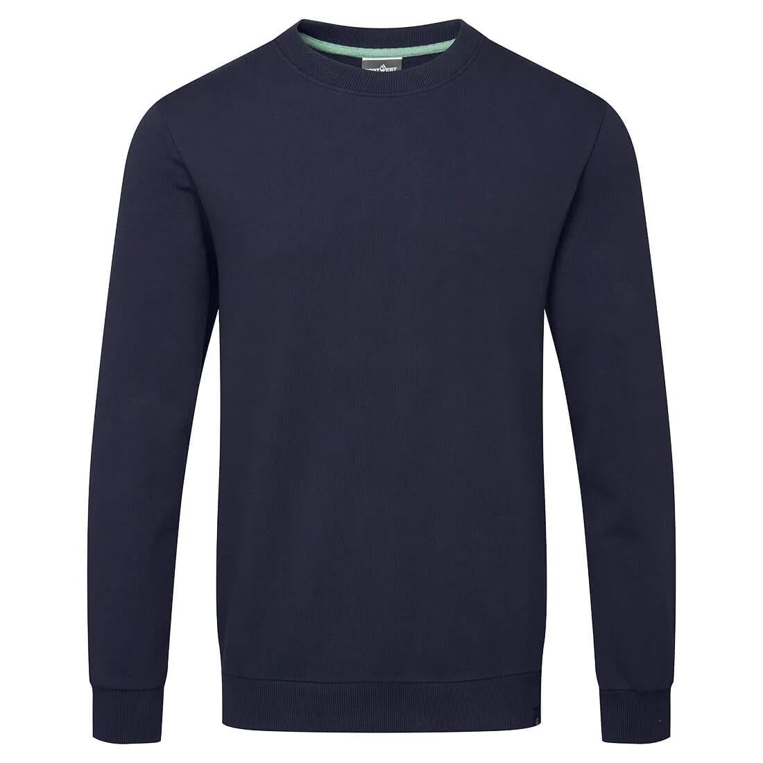 Portwest Navy Organic Cotton Recyclable Sweatshirt Size S