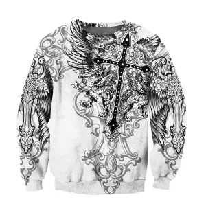 Premium Fire Heart - Christian Sweatshirt For Women & Men